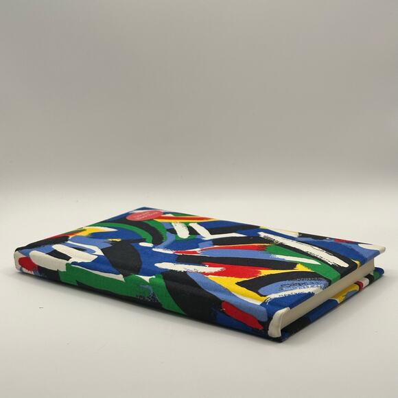 Vintage Blank Notebook, Abstract Art Fabric Cover, 1988 Random House - Picture 2 of 9